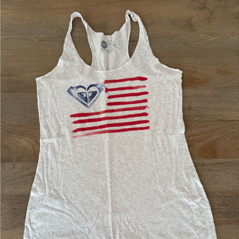 Roxy USA racer back tank, small